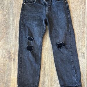 Old Navy girls Black Distressed Jeans